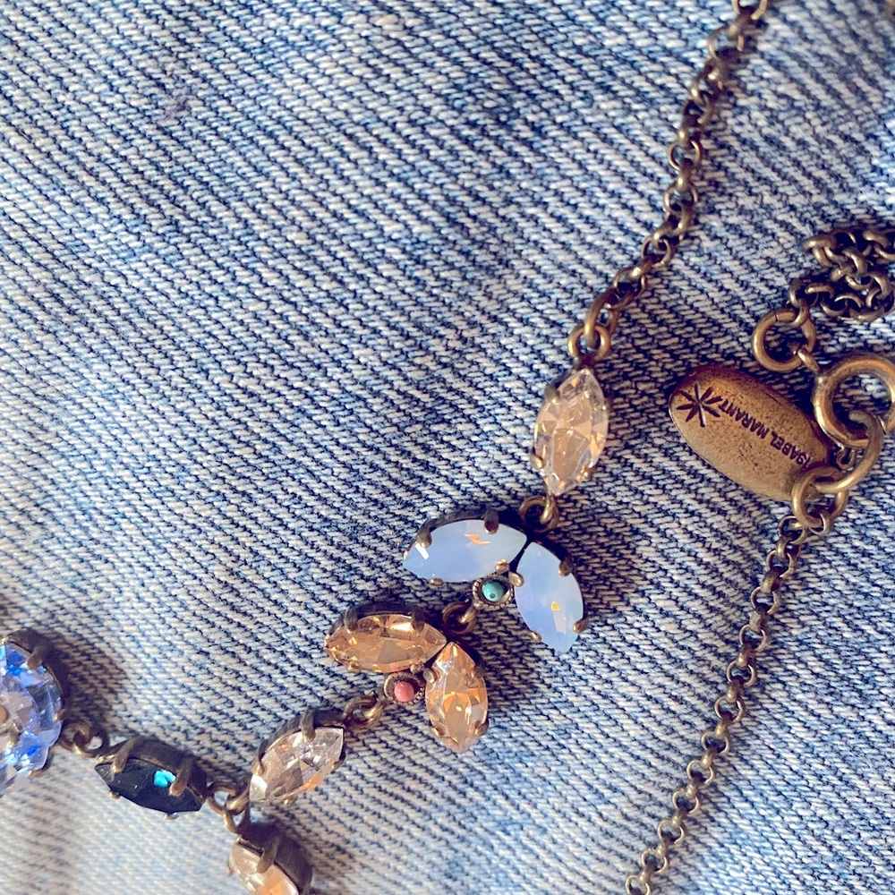 Glittering Isabel Marant Y necklace